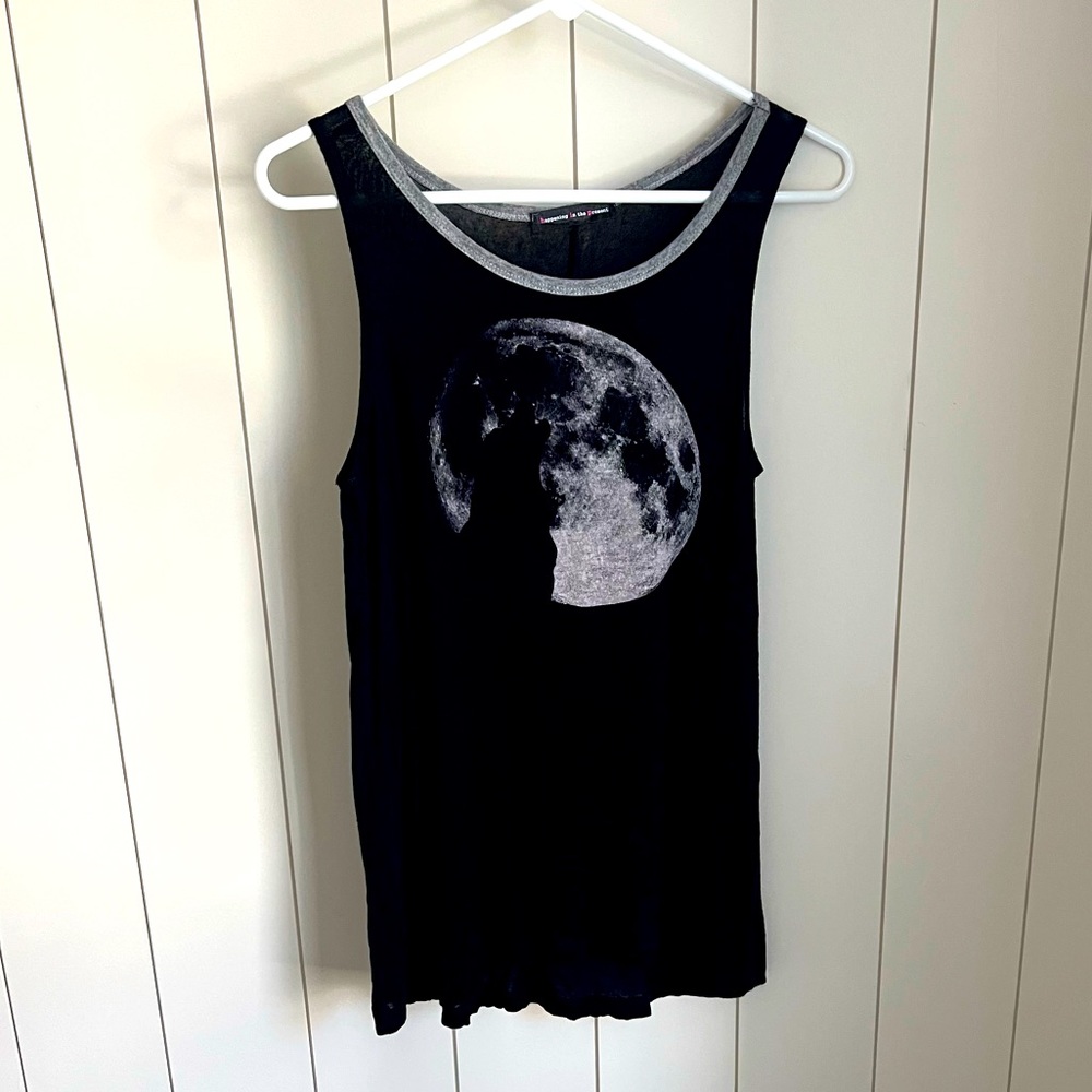 Happening in the Present Moon high low tank